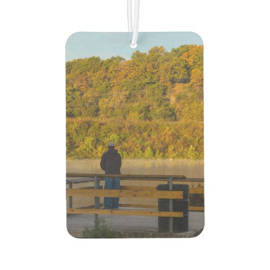 秋魚釣りレイクスプリングフィールド カーエアーフレッシュナー (裏面)