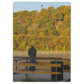 秋魚釣りレイクスプリングフィールド クリップボード (裏面)