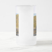 秋魚釣りレイクスプリングフィールド フロストグラスビールジョッキ (中央)