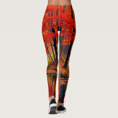 秋鮮やかの森川 レギンス (裏面)