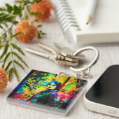 秋鮮やか美しい キーホルダー (正面右)