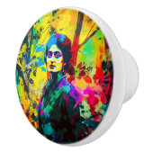 秋鮮やか美しい セラミックノブ (右)