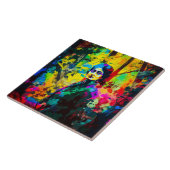 秋鮮やか美しい タイル (側面)