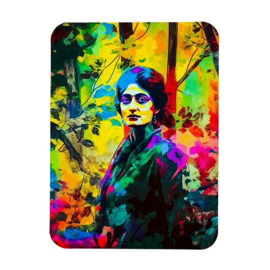 秋鮮やか美しい マグネット (縦)