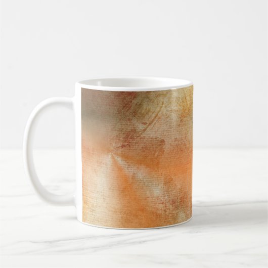 秋鮮やか背景紙 コーヒーマグカップ (左)