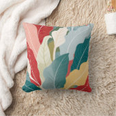 秋鮮やか色の葉 クッション (ブランケット)