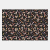 秋鳥の移動アヒル ラッピングペーパーシート (正面)