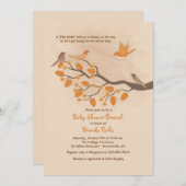 秋鳥招待状 招待状 (正面/裏面)