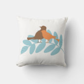 秋鳥 クッション (正面)