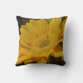 秋黄色ひまわり クッション (裏面)