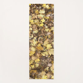 秋黄色葉 ヨガマット