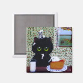秋黒猫クリエイションアーツマグネット マグネット (正面/裏面)