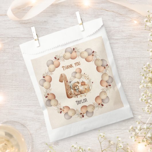 秋1日の誕生日のバッグ フェイバーバッグ (クリップ留めされた状態)