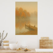 秋10、9月静寂、季節プリント ポスター (キッチン)