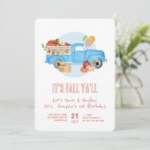 秋1thバースデーパンプキンブルートラック 招待状 (スタンド正面)