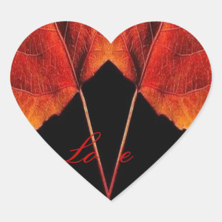 秋2シール ハートシール