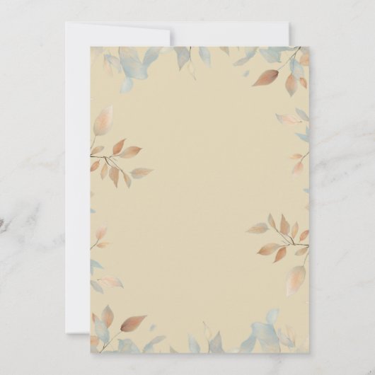 秋2歳 招待状 (裏面)