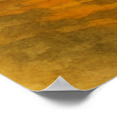 秋4、ゴールデン離れプリント、静かな川、季節の川 ポスター (角)