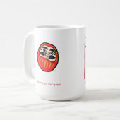 秋7回は8つを立てます コーヒーマグカップ (正面左)