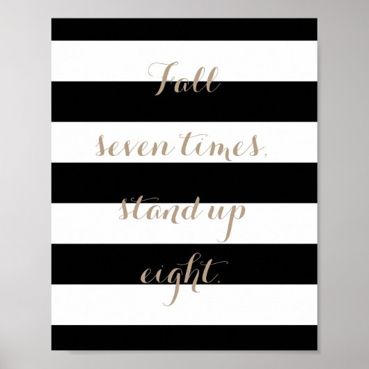 秋7回、スタンドアップ8ポスター ポスター (正面)