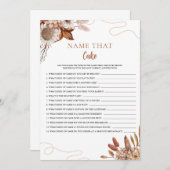 秋 | そのケーキの名前ブライダルシャワーゲーム (正面/裏面)