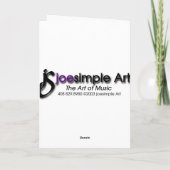 "秋"の空白のなカード版のブランデンブルク カード (裏面)