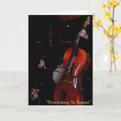 "秋"の空白のなカード版のブランデンブルク カード (黄色い花)