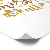 「秋、ほとんどは ポスター (角)