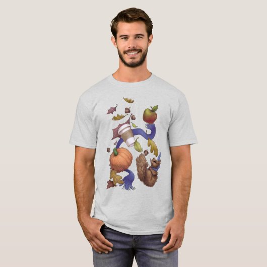 秋、もちろん Tシャツ (正面フル)