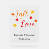 秋 アクリルサイン (正面)