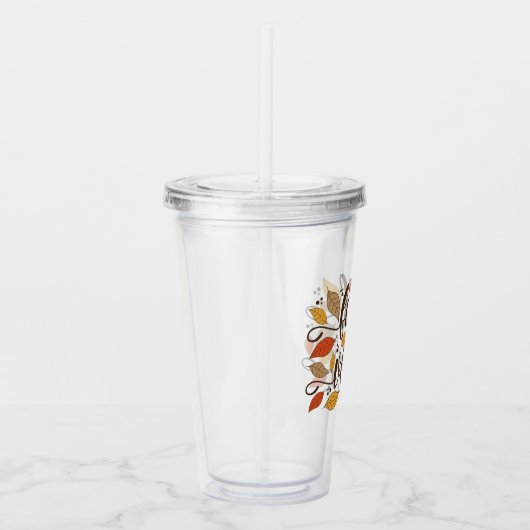 秋 アクリルタンブラー (右)