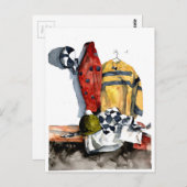 秋・アートの管理 ポストカード (正面/裏面)