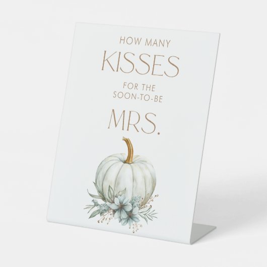 秋・イン・ラブ推測キス数 台座サイン (正面)