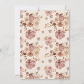 秋・イン・ラブ・ブライダル・シャワー招待状 招待状 (裏面)