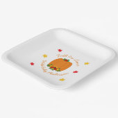 秋・イン・ラブ・ベビーシャワー ペーパープレート (傾斜あり)