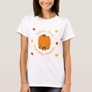 秋・イン・ラブ・ベビーシャワー Tシャツ