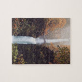 秋、オレゴン州マルトノマ滝 ジグソーパズル (横)