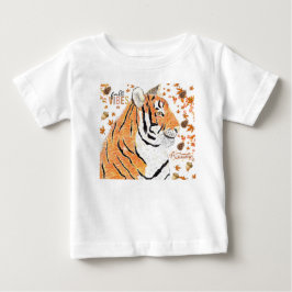 秋/オータムタイガー ベビーTシャツ