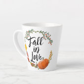 秋 カフェラテマグ (左アングル)