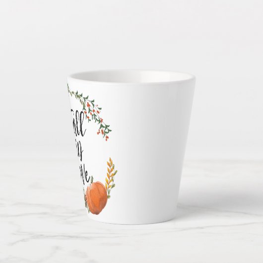 秋 カフェラテマグ (正面)