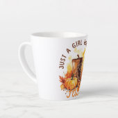 秋 カフェラテマグ (左アングル)