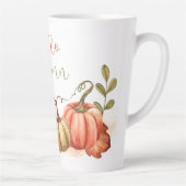 秋 – カボチャHello Autumn カフェラテマグ (右)