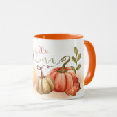 秋 – カボチャHello Autumn マグカップ (正面右)