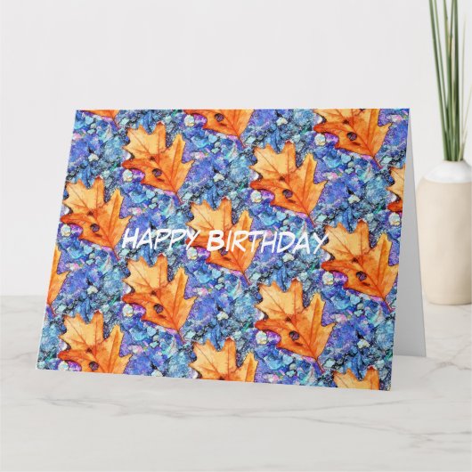 秋 カード (正面)