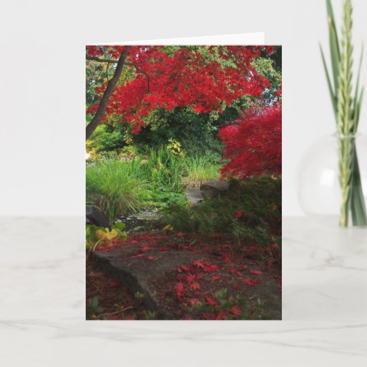 秋 カード (正面)