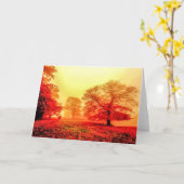 秋 カード (黄色い花)