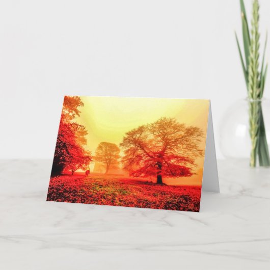 秋 カード (正面)