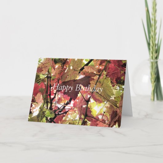 秋 カード (正面)