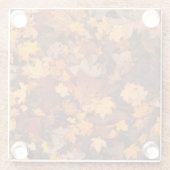 秋 ガラスコースター (裏面)