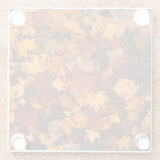 秋 ガラスコースター (裏面)